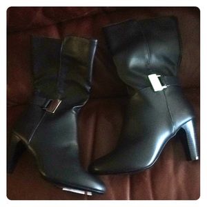 Dark grey VIIVIGRY Karen Scott mid shaft boot 8